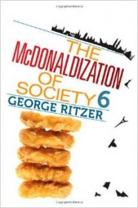 McDonaldization of Society Book Cover